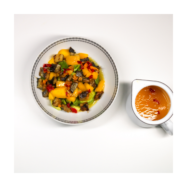 Avocado Mango Salat|Pili-Pili Orangen Dressing