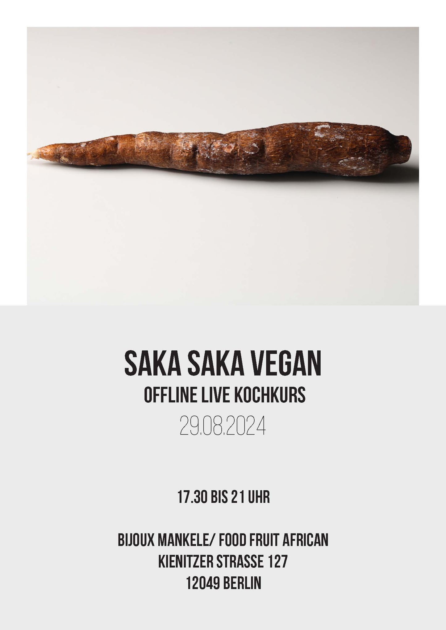 Saka Saka Vegan Kochkurs Offline Live