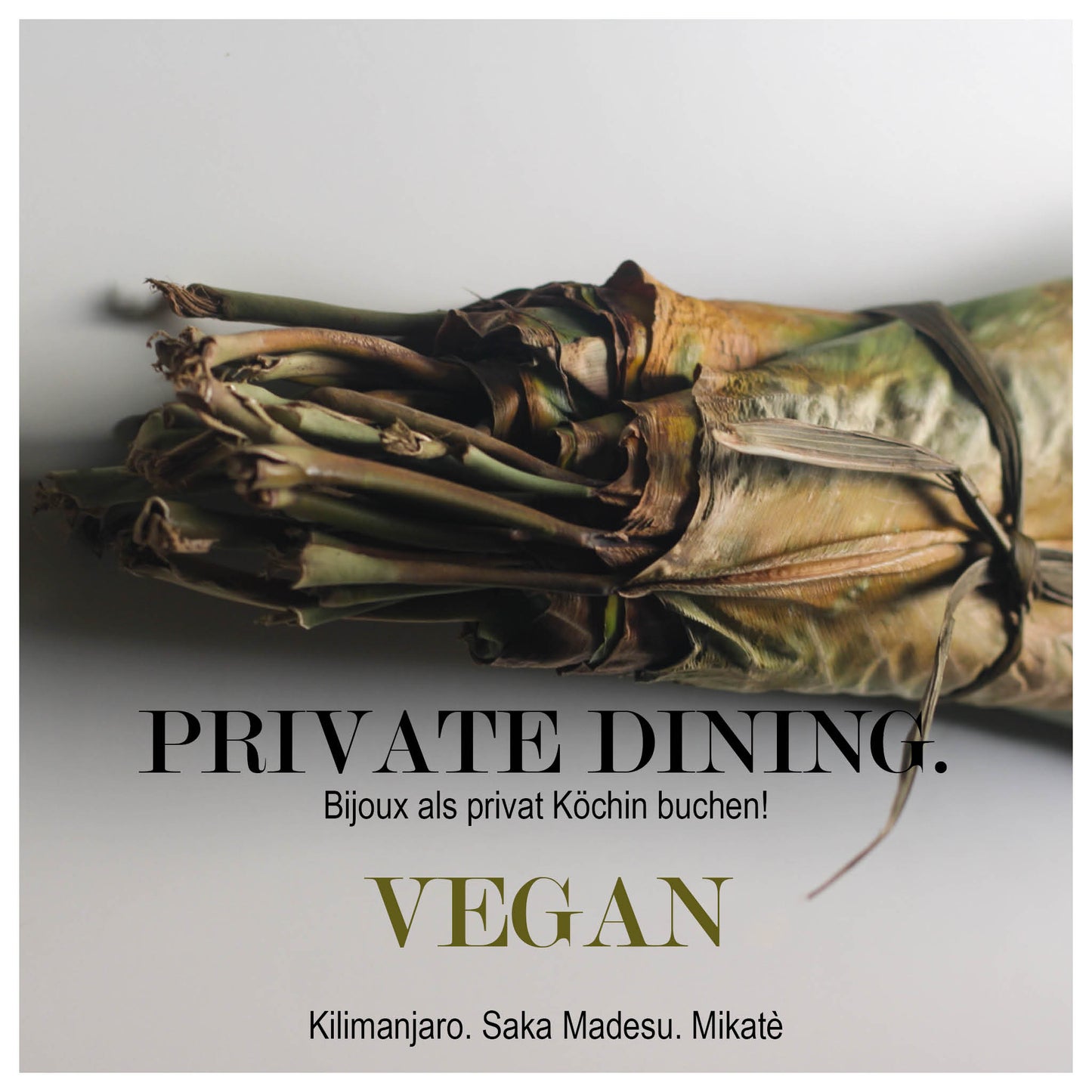 Private Dining: Bijoux als privat Köchin buchen! Vegan